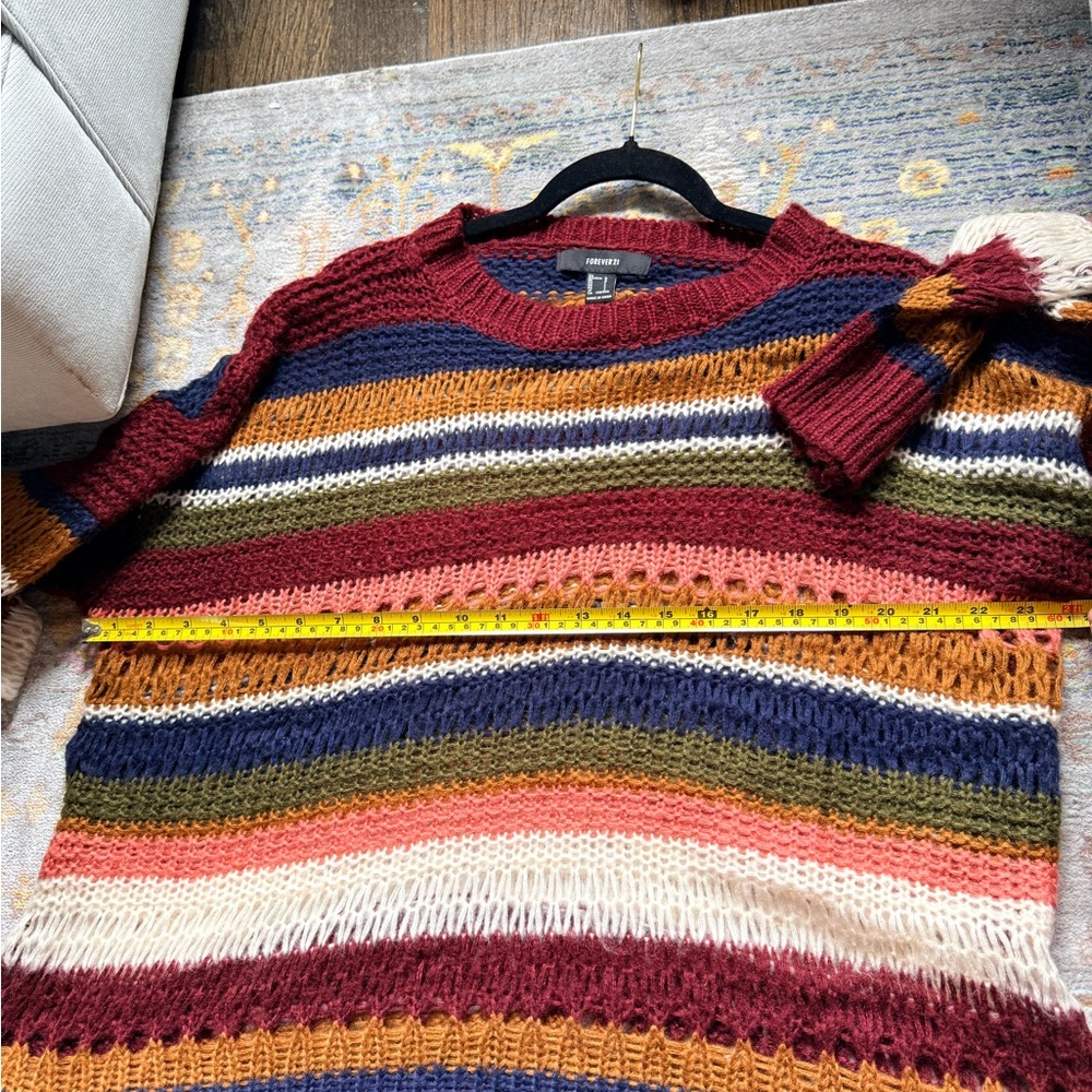 Forever 21 Multicolor Striped Sweater - Picture 4 of 6